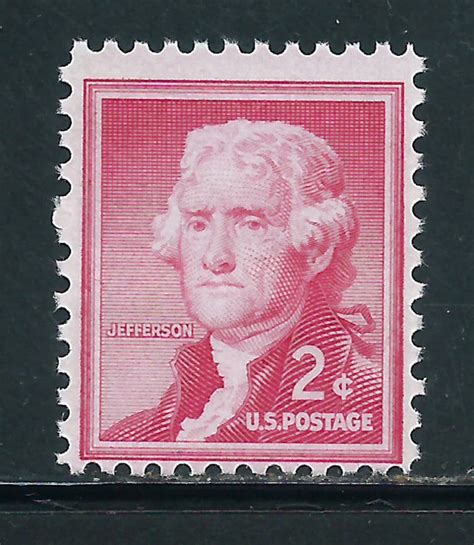 Mint, Never Hinged. Price. 🔎💵 Helping you find out the value of your stamps and giving you information on how to sell them. THOMAS JEFFERSON - Liberty Issue 2c Carmine rose..