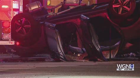 2 children among 8 people critically injured in 2-vehicle crash on North Side, paramedics say