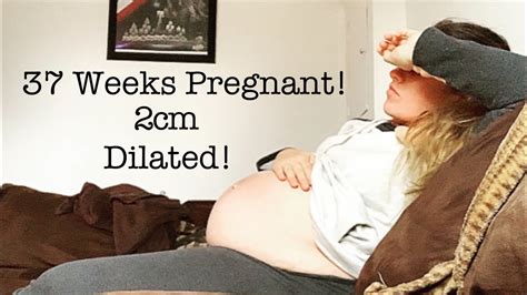 I was 2 1/2 cm at 34 weeks and baby was already descending into the pelvis. It doesn't mean labor is pending but it could and for that reason I think light activity is a great idea. ... I'm 35 weeks and dilated already. And I'm 70% effaced and I lost my mucus plug. ... Pregnancy Week 37. Pregnancy Week 38. Pregnancy Week 39. Pregnancy Week 40 ...