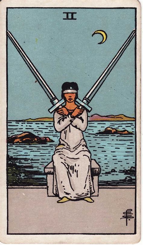 2 De Espadas Tarot