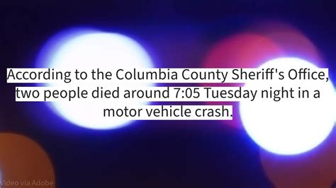 2 dead after July 4th Columbia County crash