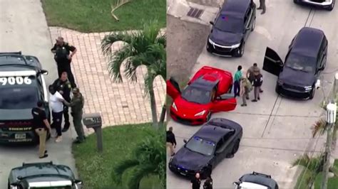 2 detained in West Park after police stop vehicle reported stolen; man accused of assaulting officer detained in Deerfield Beach