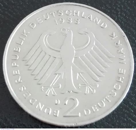 2 deutsche mark 1988 wert