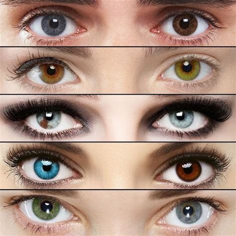 2 different colored eyes