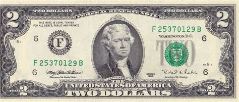 This 1995 Series F $2 bill is a must-have for any currency collector.
