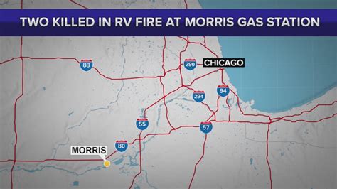2 found dead in RV fire at Morris truck stop