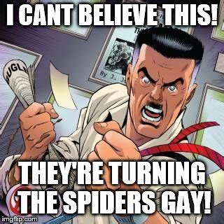 2 gay spiders meme