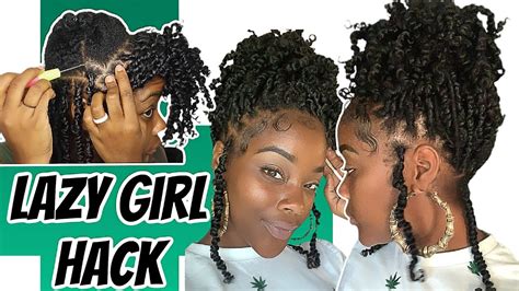 2 hour Lazy Braided Crochet Ponytail Amazon Hair UPDATE