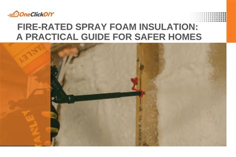 2 hour fire rated spray foam insulation.  However, as we've explored, the potential...