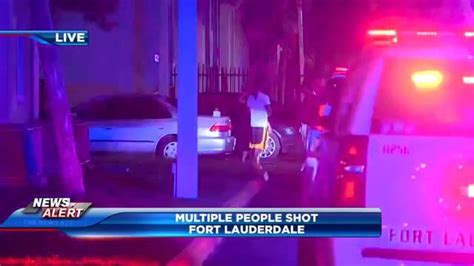 2 juveniles, 3 adults hospitalized after shooting in courtyard of Fort Lauderdale apartment complex