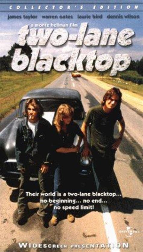 2 lane blacktop movie. Movie: Two-Lane Blacktop 1971Lyrics: We've been goin', I've never been at easeI met a gypsie girl and took her on the trackThe kinda girl walkThe driver don´... 