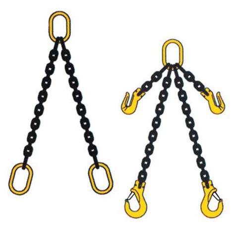 2 legged chain sling.  Please Select your Fittings.  Manufacturer of Chain Slings - 2 Legged C...