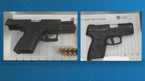 2 men caught with guns at Dulles International Airport within 3 days