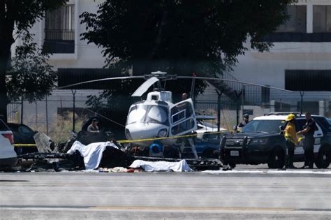 2 men killed in fiery plane crash at California Airport
