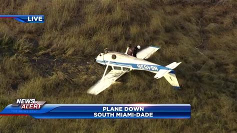 2 men saved after plane goes down in South Miami-Dade