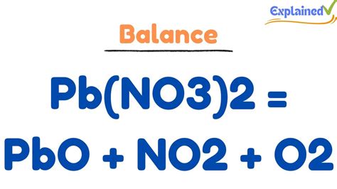 2 Pb No3 2