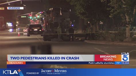 2 pedestrians killed by speeding pickup in Riverside, police say