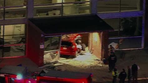 2 people taken to hospital after car crashes into building in Marlboro