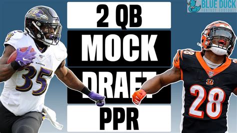 Due to the difference in groups ranking PPR and non-PPR, the rankings at the QB, ... View our Post-NFL draft PPR mock draft here. Check out 2021 fantasy football scoring leaders here.. 