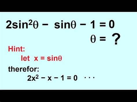 2 sin theta 1. .  ...
