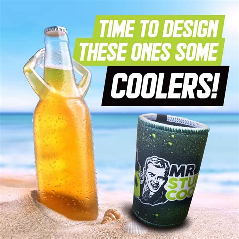 2 stubby coolers plus 1 set of stickers -free post