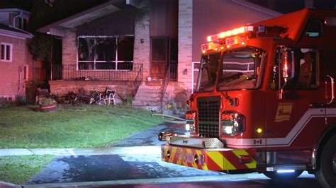 2 to hospital following house fire in Mississauga