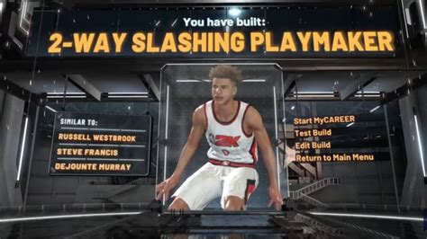 2 way slashing playmaker. In this video I showcased my 99 overall "2-Way Slashing Playmaker" build in NBA 2K23. This is by far one of my favorite builds to play on, and I really do re... 