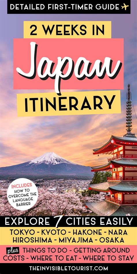 2 week japan itinerary. Kyoto & day trips to Nara and Hiroshima – 5 nights. After two relaxing days in the beautiful nature of the Mt. Fiji area, it was time for some culture. Kyoto ... 