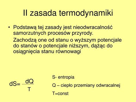 2 Zasada Termodynamiki