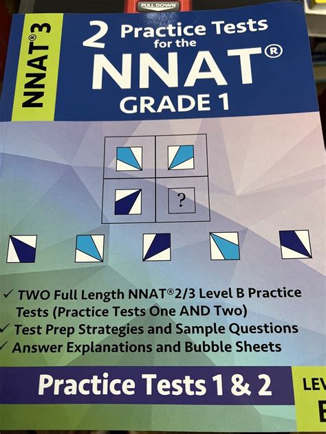 Full Download 2 Practice Tests For The Nnat Grade 1 Nnat 3 Level B Practice Tests 1 And 2 Nnat 3 Grade 1 Level B Test Prep Book For The Naglieri Nonverbal Ability Test By Gifted And Talented Nnat Test Prep Team