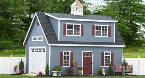 2-Story Garages Legacy 2-Story Workshop Single-Car …