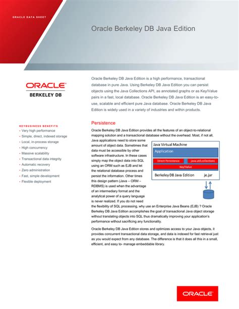 Read Online 2 Berkeley Db Java Edition 