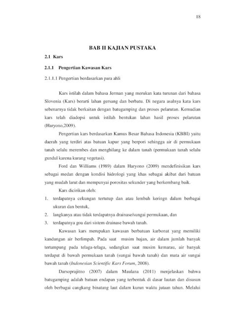 2.1 2.1.1 Pengertian Kawasan Kars - Diponegoro University - wintechmobiles.com