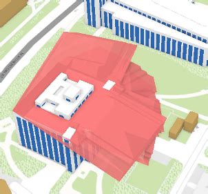 2.3 Calculate Ground Shadow Surface for Walker Building