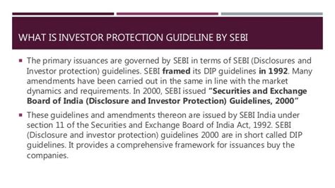 2.Prioritizing Investor Protection Through Clear Guidelines