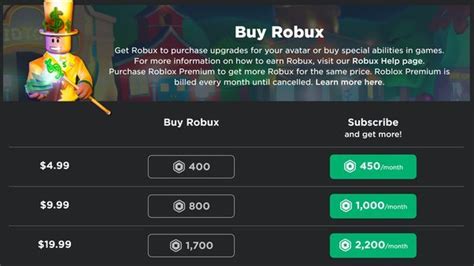 Yes, you can buy $20 worth of Robux. The Roblox website offer