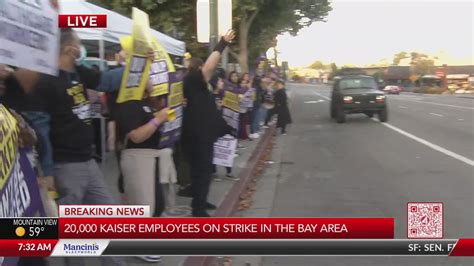 20,000 Kaiser health care workers on strike in the Bay Area