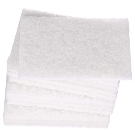 20/PACK 3M 7445 LD WHT SCOTCH-BRITE PAD 6X9