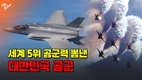 20 순위, 대한민국 공군 세계 5대 강대국에 - 세계 공군력 순위
