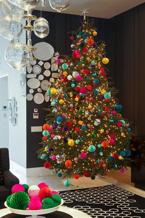 20++ Multi Color Christmas Tree Decorations PIMPHOMEE
