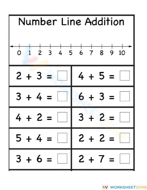 20++ Open Number Line Addition Worksheets Coo Worksheets