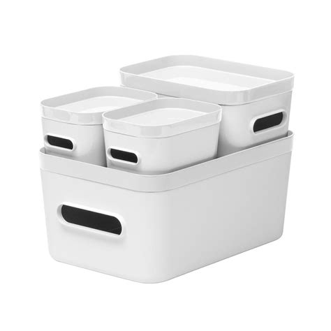 20++ Stackable Plastic Containers With Lids - HOMYHOMEE