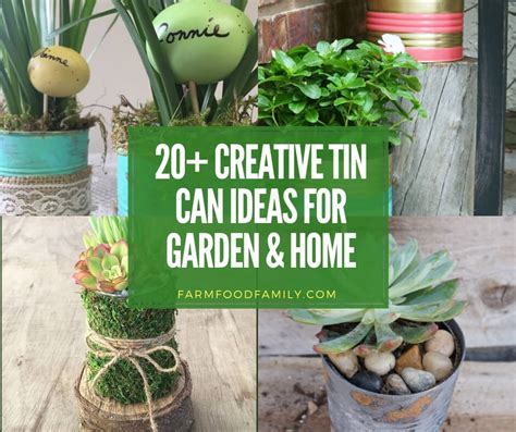 20+ Awesome DIY Tin Can Ideas & Projects For Your … - raincitystudios.com