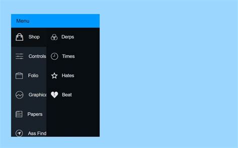 20+ Awesome Sidebar CSS Menu Examples OnAirCode