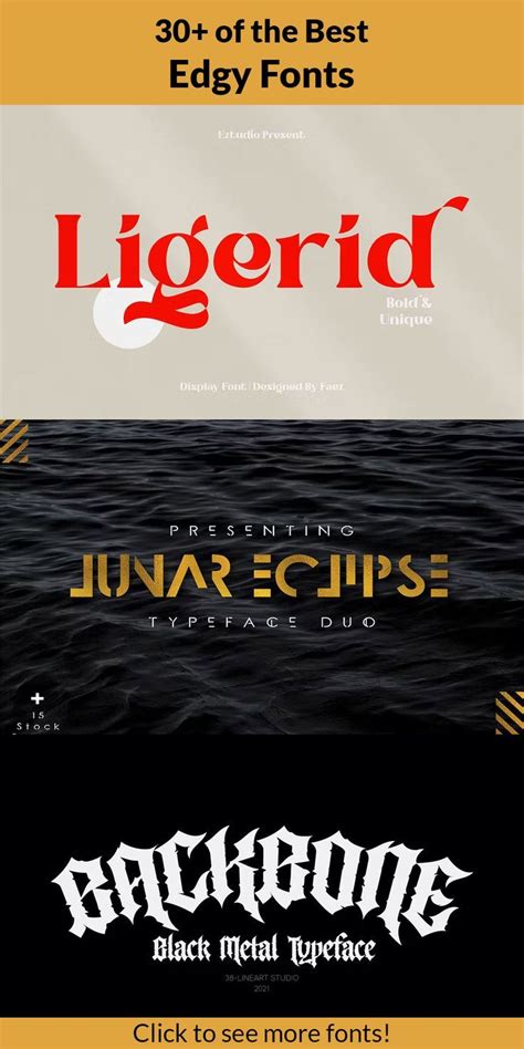 20+ Best Edgy Fonts - Design Shack - muktibox.com