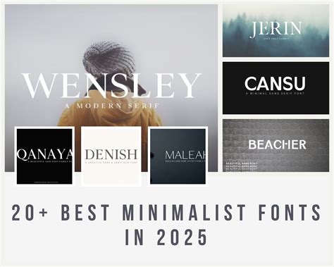 20+ Best Minimalist Fonts in 2025 - Creative Finest - muktibox.com