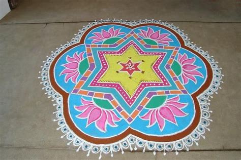 20+ Beautiful Rangoli Patterns and Designs Easyday