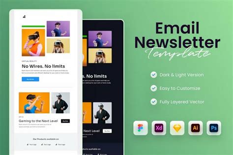 20+ Best Adobe XD Email Templates Design Shack