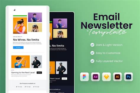 20+ Best Adobe XD Email Templates Web Design Hawks