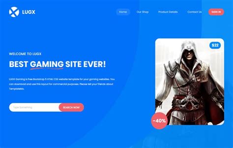 20+ Best Game Website Themes & Templates Free & Premium Templates